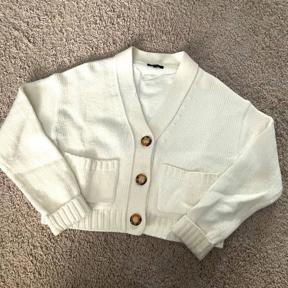 Knit white cardigan - Picture 1 of 1